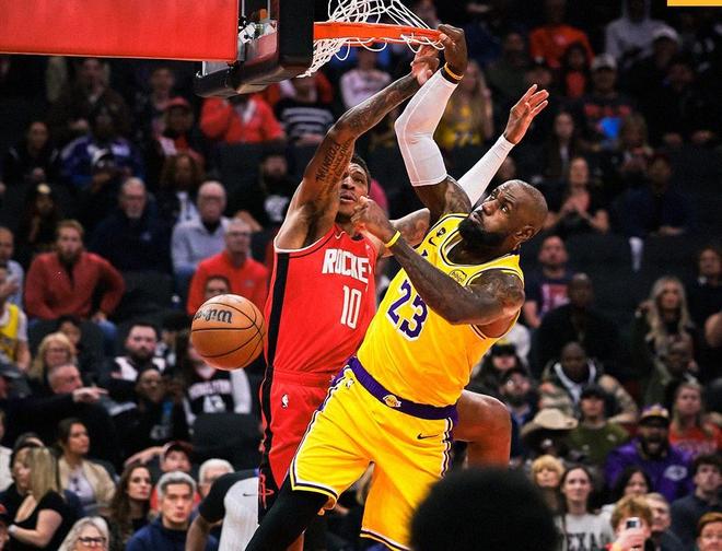 湖人险胜火箭豪取6连胜 西部第三稳如泰山